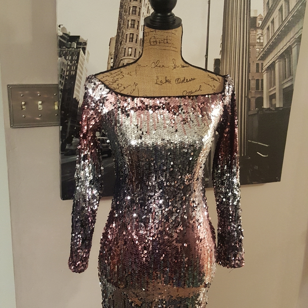 Pink/silver Sparkly dress